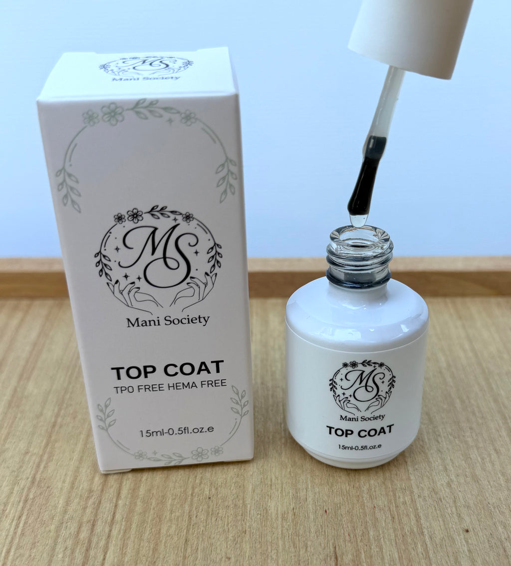 No-Wipe Glossy Gel Top Coat