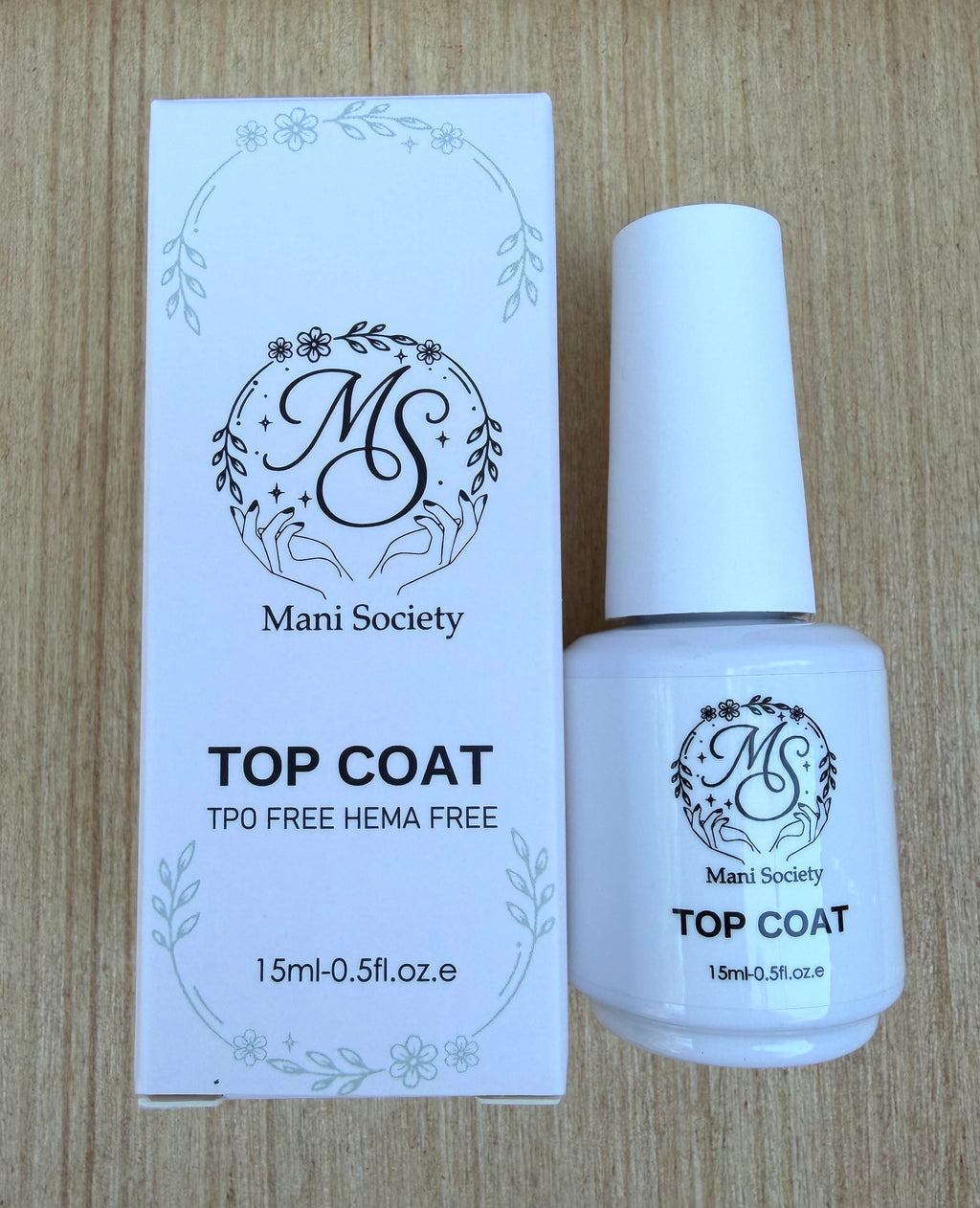 No-Wipe Glossy Gel Top Coat